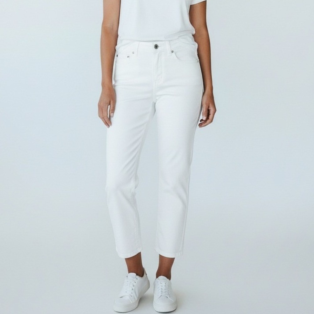 Re/Done Jeans Women 27 White 90s Loose High Rise Straight Leg Preppy‎ Denim